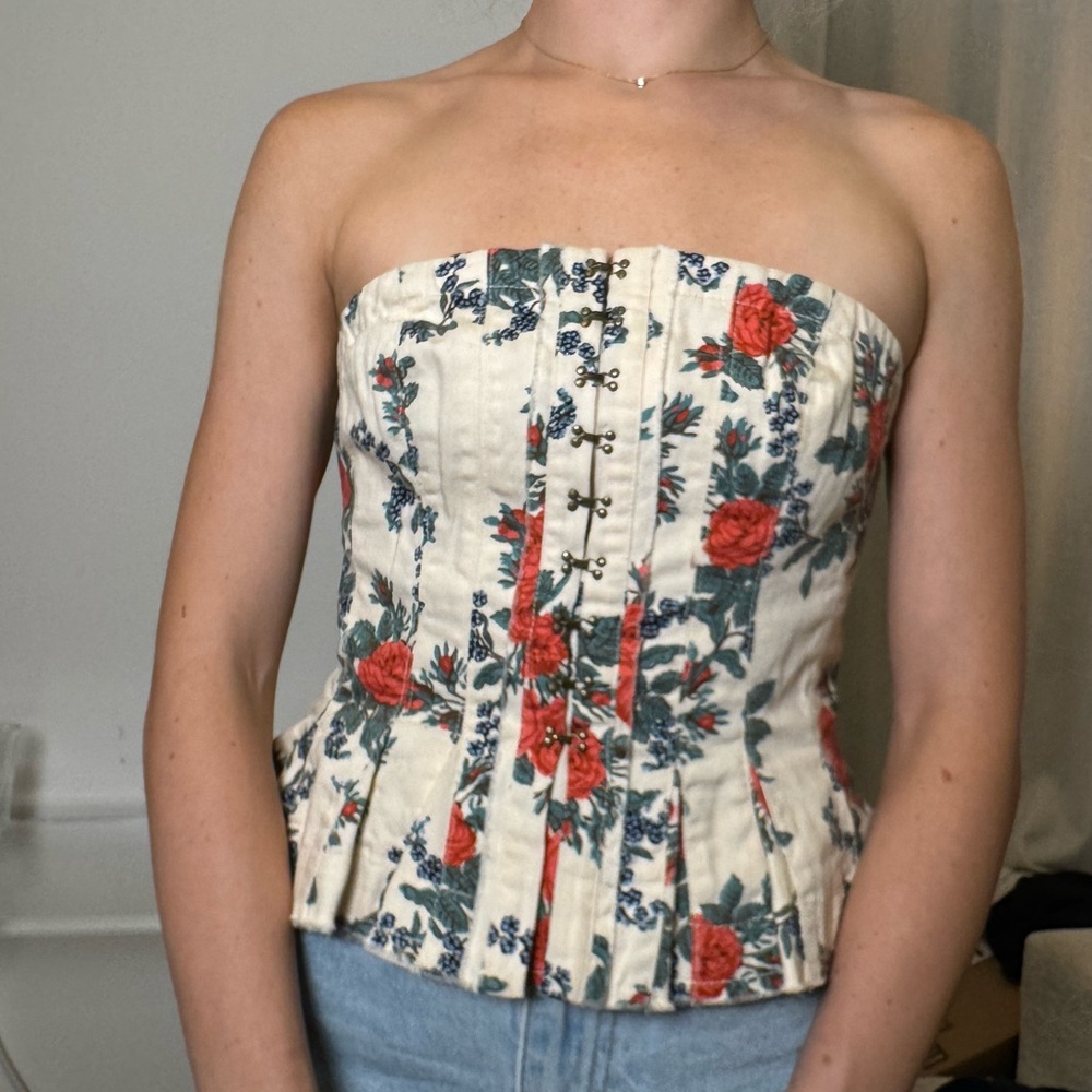 Free People Strapless Corset
